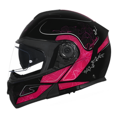 Daytona Glide Modular Motorcycle Helmet | Flowers