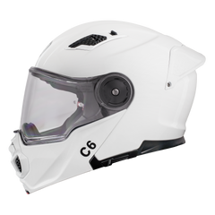 Daytona C6 Modular Helmet | Hi-Gloss White