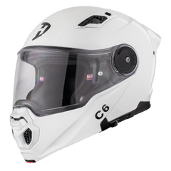 Daytona C6 Modular Helmet | Hi-Gloss White