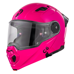 Daytona C6 Modular Motorcycle Helmet | Hi-Gloss Pink