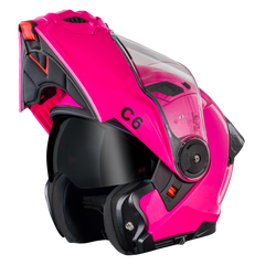 Daytona C6 Modular Motorcycle Helmet | Hi-Gloss Pink