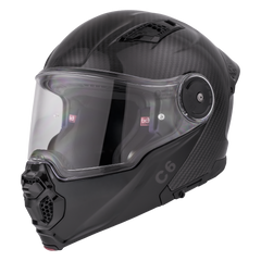 Daytona C6 Modular Motorcycle Helmet | Grey Carbon Fiber