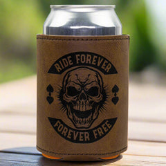 Motorcycle Skull Beverage Cooler