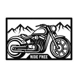 Motorcycle Metal Wall Art