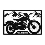 Motorcycle Metal Wall Art