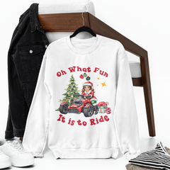 Mrs. Santa Can-Am Ryker "Oh What Fun" Christmas Sweatshirt