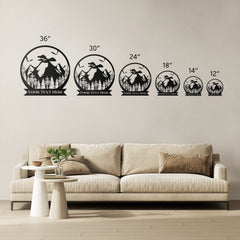 Camping, Nature, Mountains Customized Metal Wall Art
