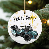 Can-Am Spyder F3-L Aluminum Christmas Ornament
