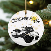 Can-Am Spyder F3 Aluminum Christmas Ornament