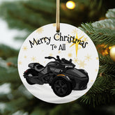 Can-Am Spyder F3 Aluminum Christmas Ornament