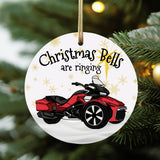 Can-Am Spyder F3 Aluminum Christmas Ornament