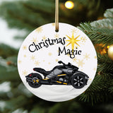 Can-Am Spyder ST Aluminum Christmas Ornament
