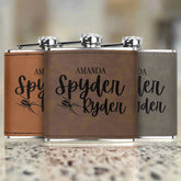 Can-Am Spyder Customized Laser Engraved Flask 6oz