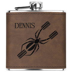 Can-Am Spyder Customized Laser Engraved Flask 6oz