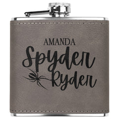 Can-Am Spyder Customized Laser Engraved Flask 6oz