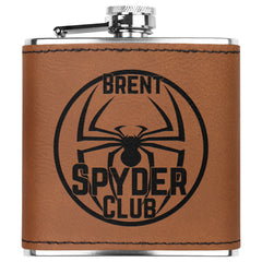 Can-Am Spyder Customized Laser Engraved Flask 6oz