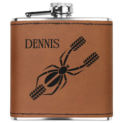Can-Am Spyder Customized Laser Engraved Flask 6oz