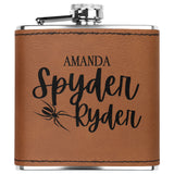 Can-Am Spyder Customized Laser Engraved Flask 6oz
