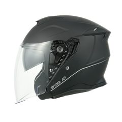 Daytona Spyder Jet Helmet | Dull Black