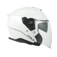 Daytona Spyder Jet Helmet | Hi-Gloss White