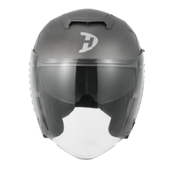 Daytona Spyder Jet Helmet - Gun Metal Grey Dull Metallic