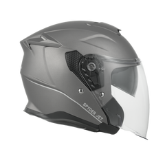 Daytona Spyder Jet Helmet - Gun Metal Grey Dull Metallic