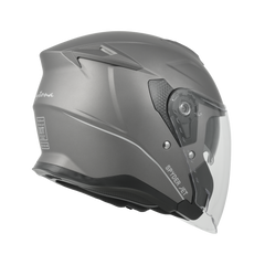 Daytona Spyder Jet Helmet - Gun Metal Grey Dull Metallic