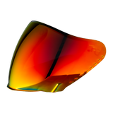 Daytona Spyder Jet Helmet Outer Shield | Red