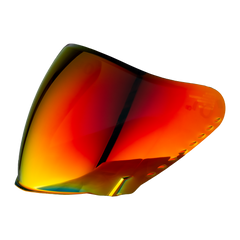 Daytona Spyder Jet Helmet Outer Shield | Red