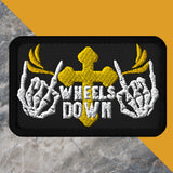 Skeleton Hands Biker Embroidered Patch