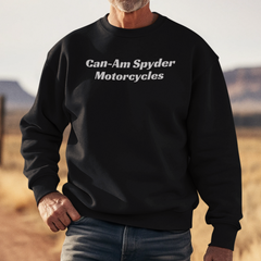 Can-Am Spyder Motorcycle Embroidered Crew Neck Sweatshirt