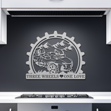 Can-Am Spyder Motorcycle Metal Art