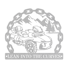 Can-Am Spyder Motorcycle Metal Wall Art