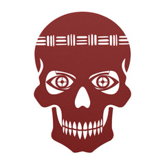 Tiki Skull Metal Wall Decor