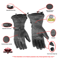Women's Insulated Waterproof Gauntlet Gloves