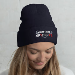 Can-Am Spyder F3 Embroidered Cuffed Beanie