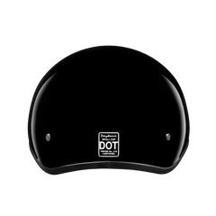 Motorcycle Beanie Style Half Helmet without Visor | Hi-Gloss Black