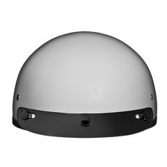 Motorcycle Beanie Style Half Helmet | Pearl White