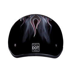 Motorcycle Graphic Half Face Helmet | Cross Bones