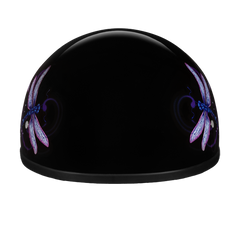 Motorcycle Graphic Half Face Helmet | Dragonfly