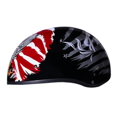 Motorcycle Graphic Half Face Helmet | Freedom 2.0