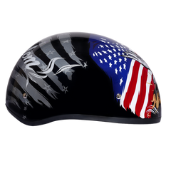 Motorcycle Graphic Half Face Helmet | Freedom 2.0