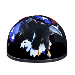 Motorcycle Graphic Half Face Helmet | Freedom