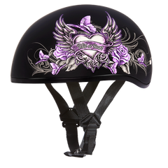 Motorcycle Graphic Half Face Helmet | Wild At Heart