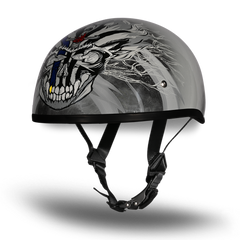 Motorcycle Graphic Half Face Helmet | Thunder