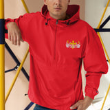 Wheels Down Biker Embroidered Champion Jacket