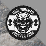 Screaming Skull Embroidered Patch