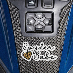 Spyder Babe Motorcycle and Helmet Decal
