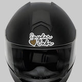 Spyder Babe Motorcycle and Helmet Decal