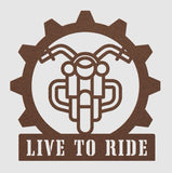 Motorcycle Metal Wall Art